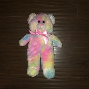 Rainbow teddy bear